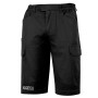 PANTALON BERMUDA CARGO TALLA S NEGRO