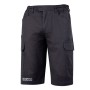 PANTALON BERMUDA CARGO TALLA S NEGRO