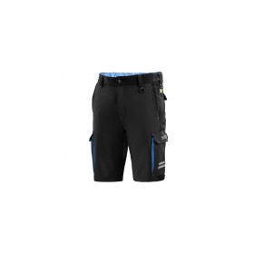 PANTALONES CORTOS TECH TW TALLA L NEGRO/AZUL