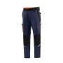 PANTALON SPARCO TECH TW TALLA XS AZUL MARINO/NARANJA
