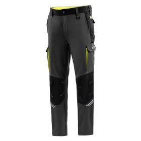 PANTALON SPARCO TECH TW TALLA XXL GRIS/AMARILLO