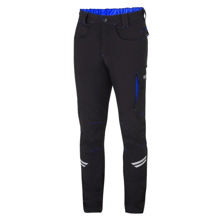 PANTALON SPARCO LIGHT TECH TALLA XL NEGRO/AZUL