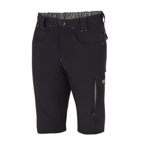 PANTALON SPARCO CORTO LIGHT TECH TALLA XS NEGRO/GRIS