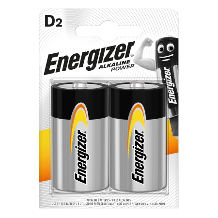 ENERGIZER ALCALINA POWER LR20 (D) BL2