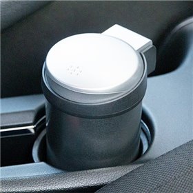 CENICERO LED PILAS CROMADO (STOCK LAST )