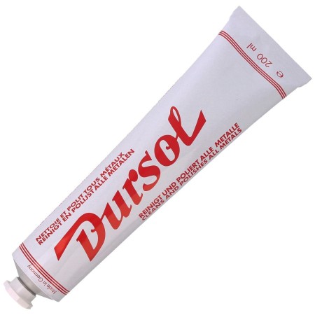 ABRILLANTADOR DE METALES DURSOL  TUBO 200 ML DE/EN/FR/NL