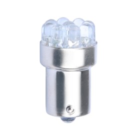 L033W - BA15S 9 X LED 5MM 12V BLANCO | 10 UDS
