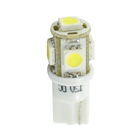 L054W - W5W 5XSMD5050 12V BLANCO | 10 UDS