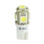 L054W - W5W 5XSMD5050 12V BLANCO | 10 UDS