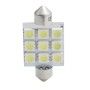 L059W - C5W 41MM 9XSMD5050 12V BLANCO | 10 UDS