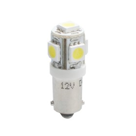 L057W - BA9S 5XSMD5050 12V BLANCO | 10 UDS