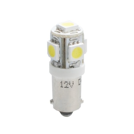 L057W - BA9S 5XSMD5050 12V BLANCO | 10 UDS