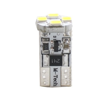 L329W - W5W 4XSMD3528 12V CANBUS BLANCO | 10 UDS