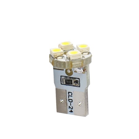 L069W - W5W 4XSMD3528 12V BLANCA | 10 UDS