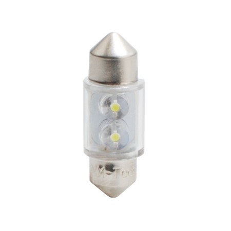 L025W - C5W 31MM 2 X LED 12V BLANCO | 10 UDS