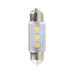 L090W - C5W 36MM 3XSMD3528 12V BLANCO | 10 UDS