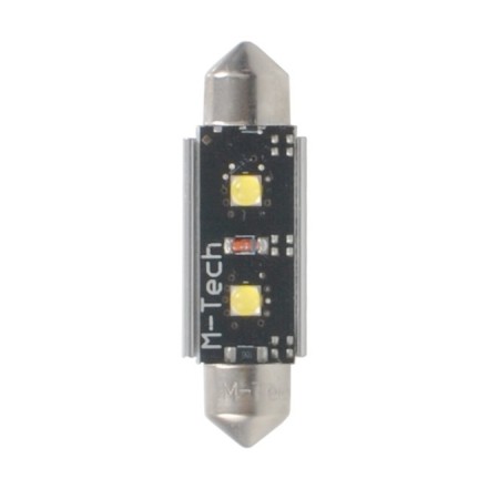 L813W - C5W 36MM 2XHP LED 12V BLANCO | 10 UDS