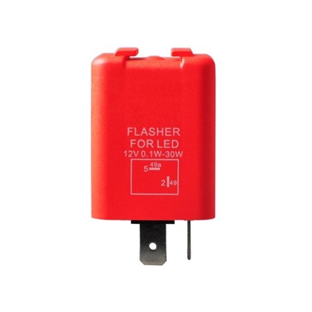 FLL007, 12V, 2P, RED COVER