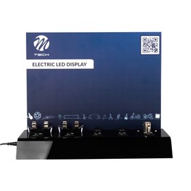 EXPOSITOR EL�CTRICO LED M-TECH + ALIMENTACI�N