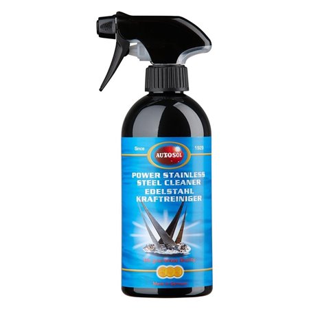 LIMPIADOR DE POTENCIA PARA ACERO INOXIDABLE MARINO AUTOSOL BOTELLA DE SPRAY 500 ML