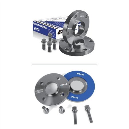 SEPARADORES OCCMOTORSPORT ANCHO:5MM PCD:5X108 BUJE:63,4